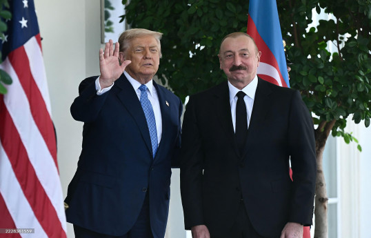 ABŞ Prezidenti Donald Tramp və Azərbaycan Prezidenti İlham Əliyev