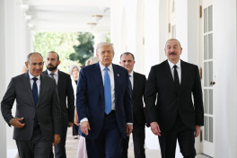 Donald Tramp, İlham Əliyev və Nikol Paşinyan arasında üçtərəfli görüş keçirilib - VİDEO  - YENİLƏNİB 