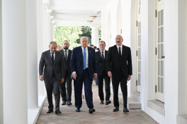 Donald Tramp, İlham Əliyev və Nikol Paşinyan arasında üçtərəfli görüş keçirilib - VİDEO  - YENİLƏNİB 