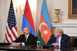 Donald Tramp, İlham Əliyev və Nikol Paşinyan arasında üçtərəfli görüş keçirilib - VİDEO  - YENİLƏNİB 