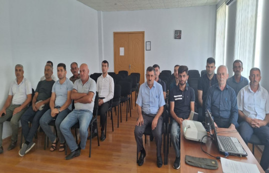 FHN-in Cənub Regional Mərkəzində mülki müdafiə kursları keçirilib