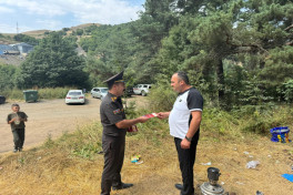 FHN azad olunmuş ərazilərdə təhlükəsizlik barədə maarifləndirilmə işini davam etdirir - FOTOLENT 