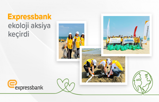 "Expressbank" ekoloji aksiya keçirib