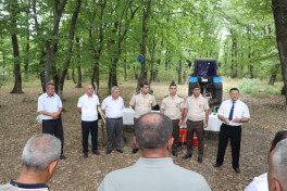 Hirkan Milli Parkında yanğın təhlükəsizliyinə dair tədbir keçirilib