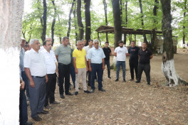 Hirkan Milli Parkında yanğın təhlükəsizliyinə dair tədbir keçirilib