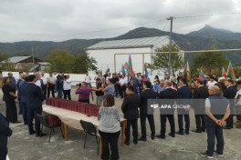 İlk köç karvanı Ağdərənin Kolatağ kəndinə çatıb, açarlar təqdim olunub- FOTO  - YENİLƏNİB-1  - VİDEO 