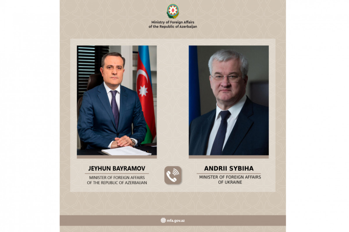 Azərbaycan və Ukrayna xarici işlər nazirləri arasında telefon danışığı olub