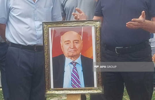 Yazıçı Vidadi Babanlı Qazaxda dəfn olunub - FOTOLENT 