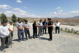 FHN  azad olunmuş ərazilərdə yanğın təhlükəsizliyi ilə bağlı maarifləndirilmə işini davam etdirir - FOTOLENT 