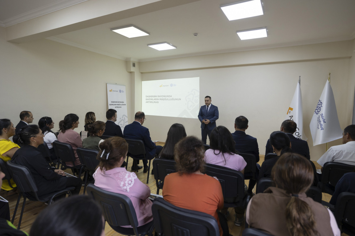 “Daşkəsəndə qadınların məşğulluğunun artırılması” layihəsi çərçivəsində maarifləndirici seminar keçirilib