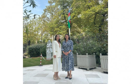 Leyla Abdullayeva Fransanın Azərbaycana yeni təyin olunmuş səfiri ilə görüşüb