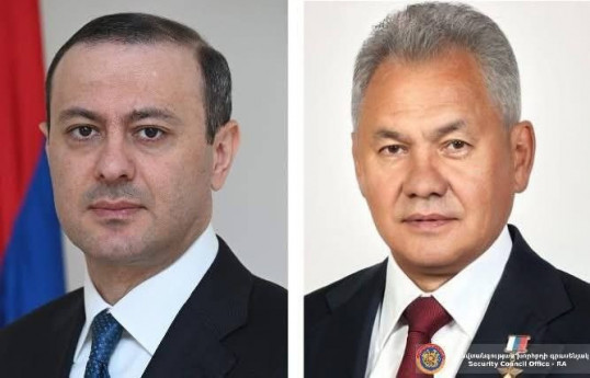 Ermənistan və Rusiya Təhlükəsizlik Şurasının katibləri arasında telefon danışığı olub