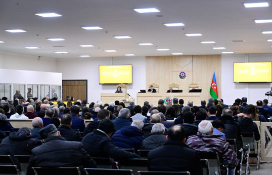 Ermənistan ordusunun Xocalıya, Laçına, Kəlbəcərə, Qubadlıya hücumları nəticəsində zərər çəkmiş şəxslər məhkəmədə ifadə verib