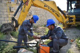 Mingəçevirdə əhalinin su və kanalizasiya təchizatı yaxşılaşdırılır