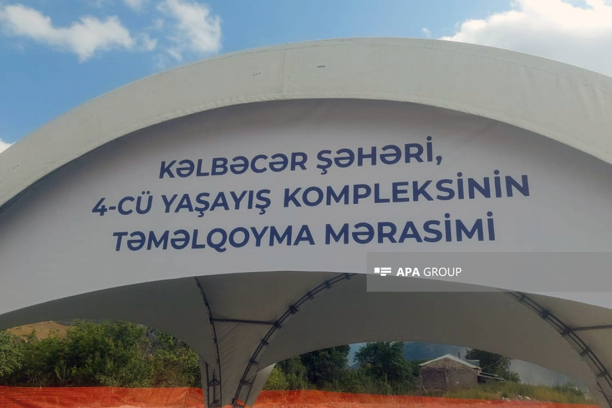 Kəlbəcər şəhərində təməli qoyulan 4-cü yaşayış kompleksinə media tur təşkil edilib - FOTO 