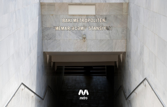 Metronun "Memar Əcəmi" stansiyasının keçidində təmir işləri yekunlaşıb