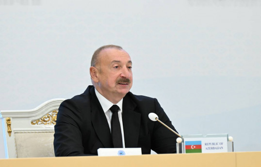 Prezident: Bu gün Azərbaycan və Türkmənistan yeni üfüqlərə doğru birgə addımlayır