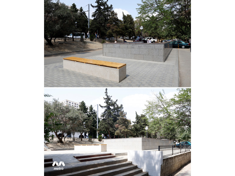 Metronun "Memar Əcəmi" stansiyasının keçidində təmir işləri yekunlaşıb