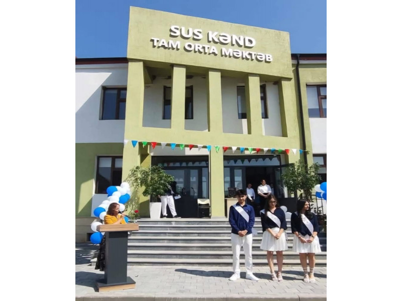 Laçının Sus kəndindəki məktəbin ilk məzunlarının hər biri tələbə adını qazanıb