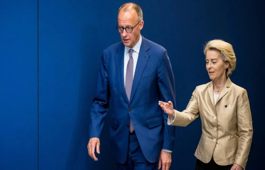 Fridrix Merz Ursula von der Leyeni Almaniya prezidentliyinə namizəd görür