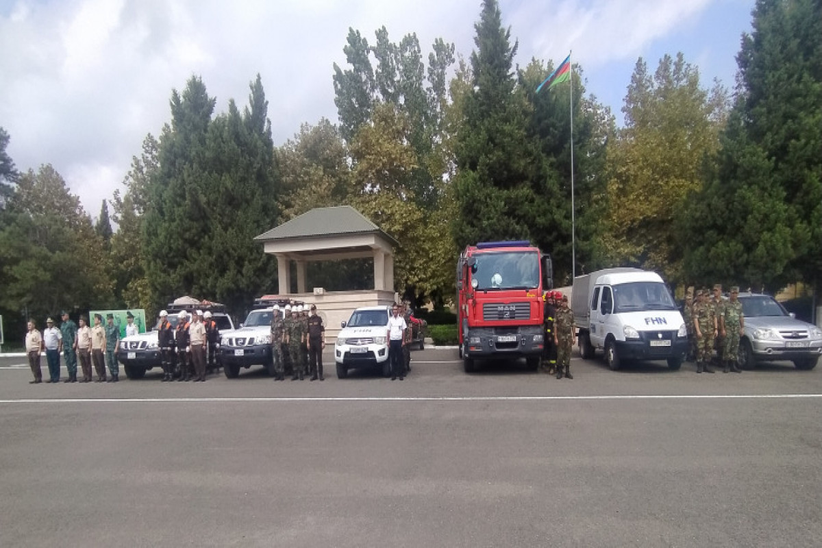 FHN DSX-nın “N” saylı hərbi hissəsində təlim keçirib
