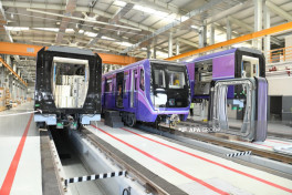Bakı Metropoliteninə 20 yeni nəsil vaqon gətirilib - FOTO 