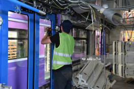 Bakı Metropoliteninə 20 yeni nəsil vaqon gətirilib - FOTO 