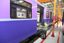 Bakı Metropoliteninə 20 yeni nəsil vaqon gətirilib - FOTO 