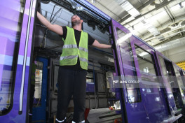 Bakı Metropoliteninə 20 yeni nəsil vaqon gətirilib - FOTO 