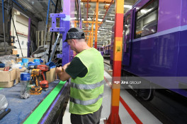 Bakı Metropoliteninə 20 yeni nəsil vaqon gətirilib - FOTO 