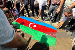 I Qarabağ müharibəsində itkin düşmüş şəhid Rizvan Hacıyev dəfn edilib - YENİLƏNİB  - FOTO 