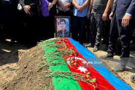 I Qarabağ müharibəsində itkin düşmüş şəhid Rizvan Hacıyev dəfn edilib - YENİLƏNİB  - FOTO 