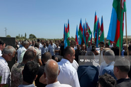 I Qarabağ müharibəsində itkin düşmüş şəhid Rizvan Hacıyev dəfn edilib - YENİLƏNİB  - FOTO 