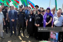 I Qarabağ müharibəsində itkin düşmüş şəhid Rizvan Hacıyev dəfn edilib - YENİLƏNİB  - FOTO 