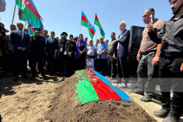 I Qarabağ müharibəsində itkin düşmüş şəhid Rizvan Hacıyev dəfn edilib - YENİLƏNİB  - FOTO 