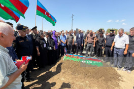 I Qarabağ müharibəsində itkin düşmüş şəhid Rizvan Hacıyev dəfn edilib - YENİLƏNİB  - FOTO 