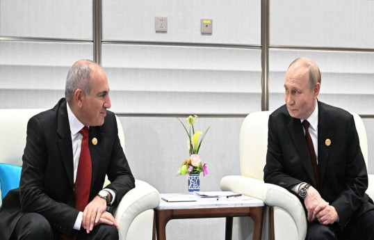 Çində Putinlə Paşinyan arasında görüş olub