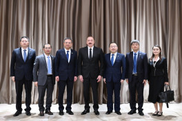 Prezident "China Energy Engineering Corporation Limited" şirkətinin rəhbəri vəzifəsini icra edən Ni Cen ilə görüşüb