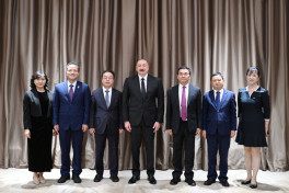 Prezident İlham Əliyev  "CETC" korporasiyasının baş direktoru ilə görüşüb