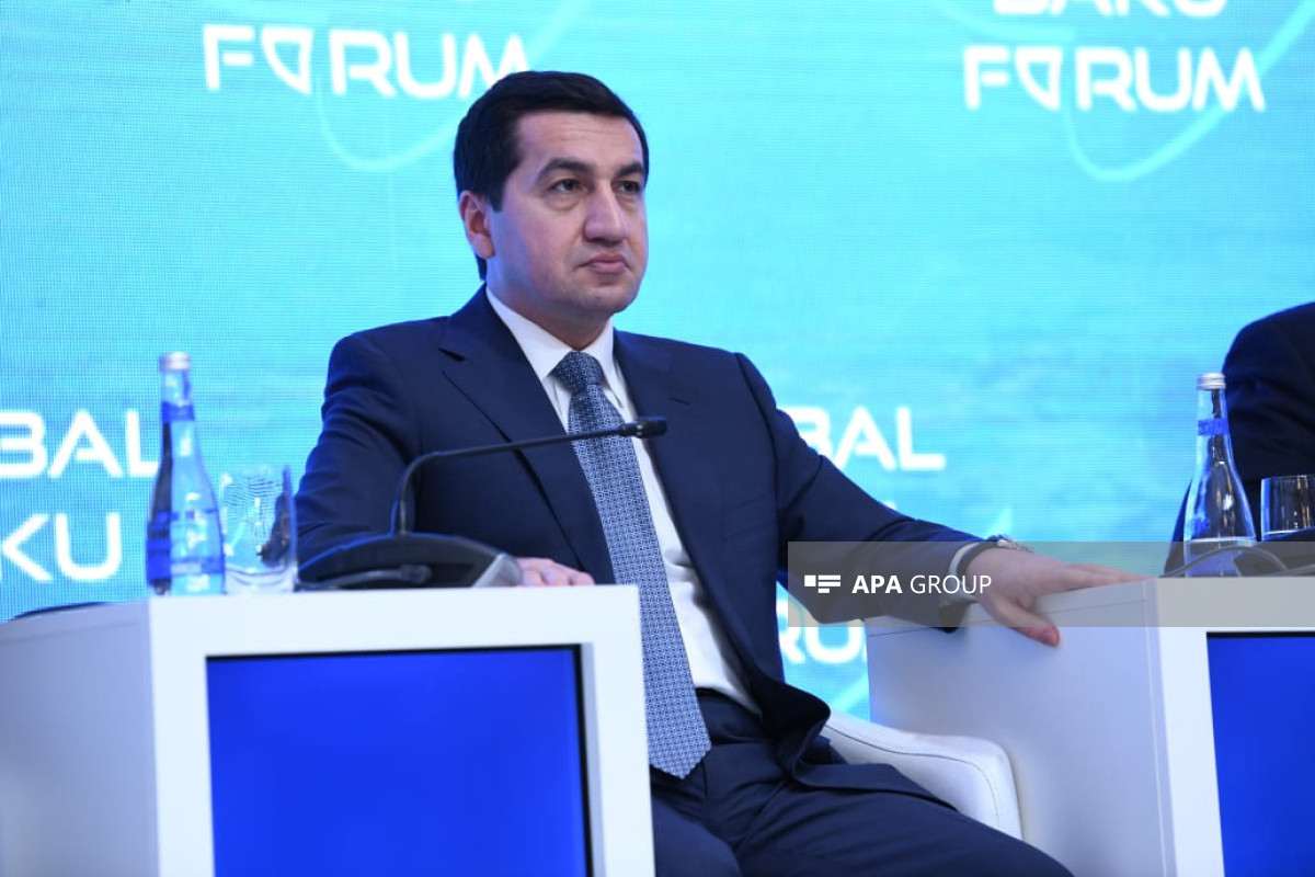 Azərbaycan Prezidentinin köməkçisi - Azərbaycan Prezident Administrasiyasının Xarici siyasət məsələləri şöbəsinin müdiri Hikmət Hacıyev
