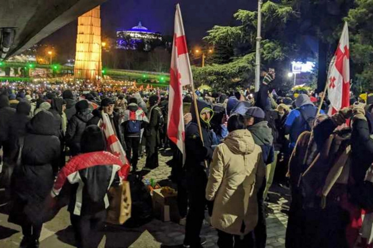 Gürcüstan DİN: Tbilisidə etirazçılara qarşı zəhərli maddədən istifadə edilməyib