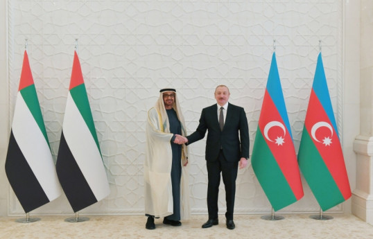 Birləşmiş Ərəb Əmirliklərinin Prezidenti Şeyx Məhəmməd bin Zayed Al Nəhyan, Prezident İlham Əliyev