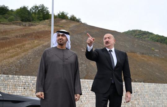 Birləşmiş Ərəb Əmirliklərinin Prezidenti Şeyx Məhəmməd bin Zayed Al Nəhyan, Prezident İlham Əliyev