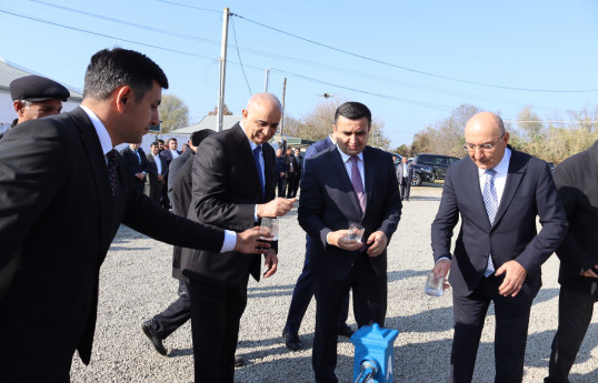 Saatlının Mollavazlı və Bəylər kəndləri içməli su ilə təmin olunub
