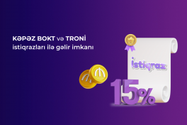 İndi investisiya et, istənilən vaxt sat!