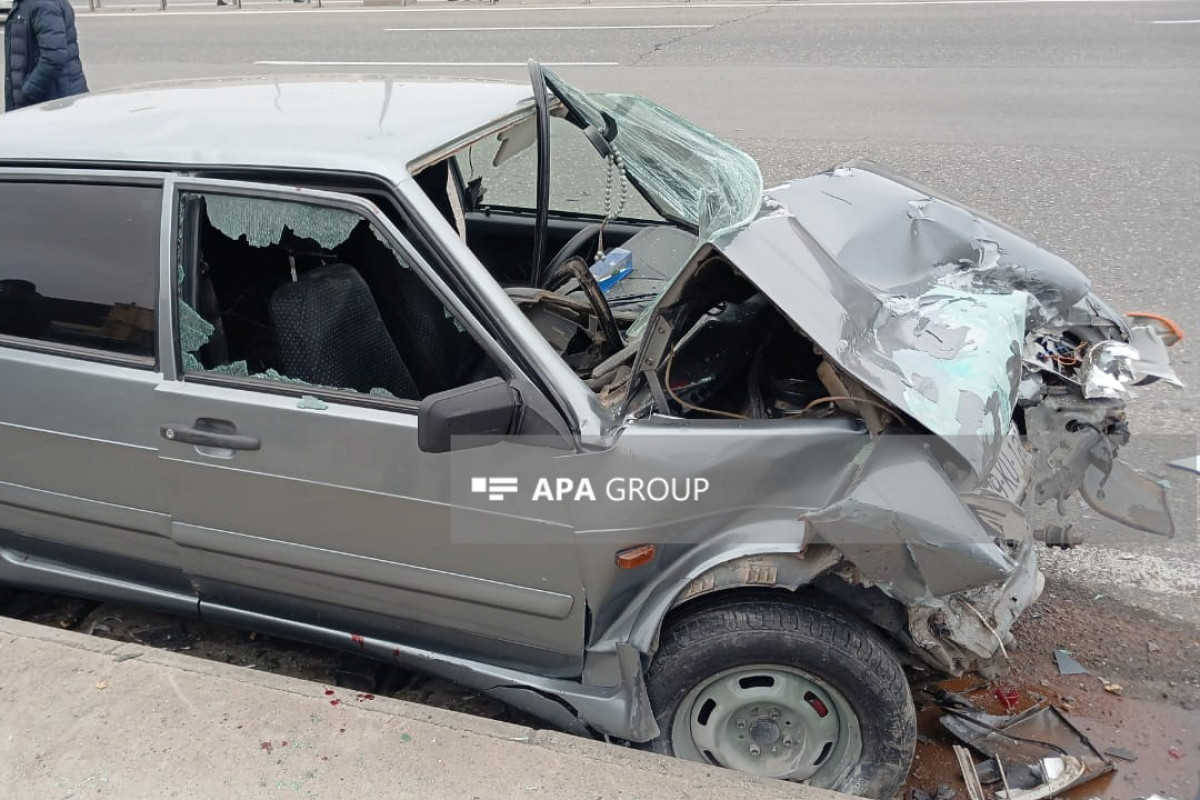 Goranboyda yol qəzasında 3 nəfər xəsarət alıb