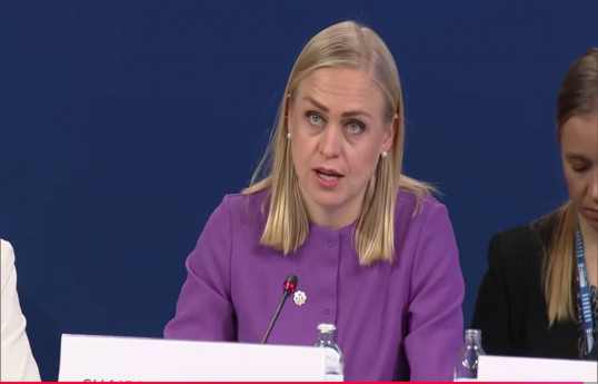 Finlandiyanın xarici işlər naziri və ATƏT-in fəaliyyətdə olan sədri Elina Valtonen