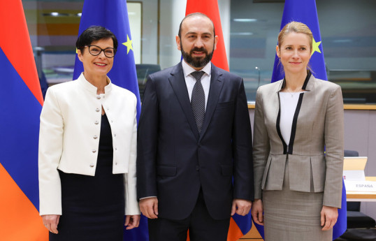 Marta Kos, Ararat Mirzoyan, Kaya Kallas