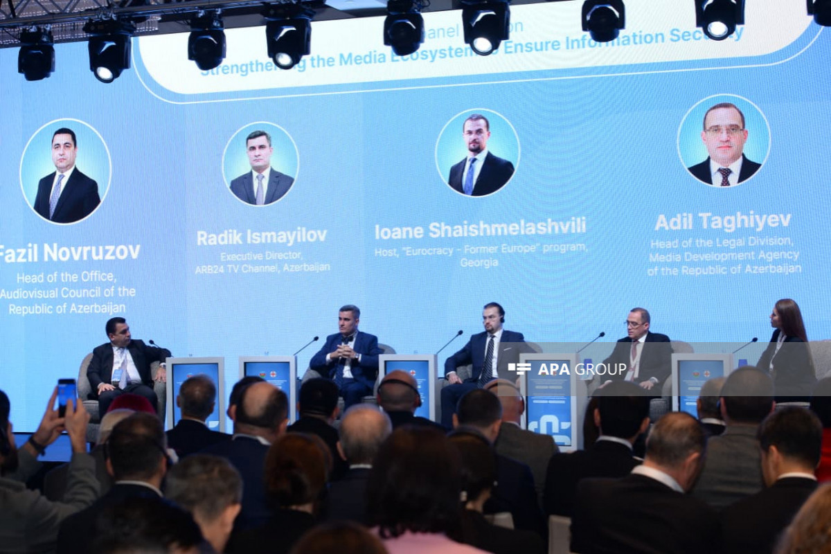 Bakıda Azərbaycan–Gürcüstan Media Forumu keçirilir - FOTO 