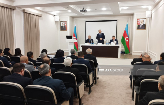 Şuşa şəhərində Ekoloji məsələlər üzrə İşçi qrupunun iclası keçirilir - FOTO 